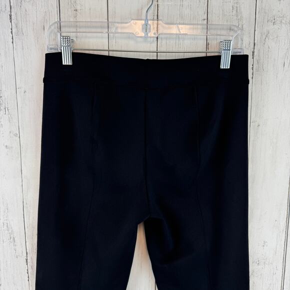 The Row Black Relma Stretch-Scuba Skinny Leggings Ankle Crop Pant Size Large - Picture 9 of 16